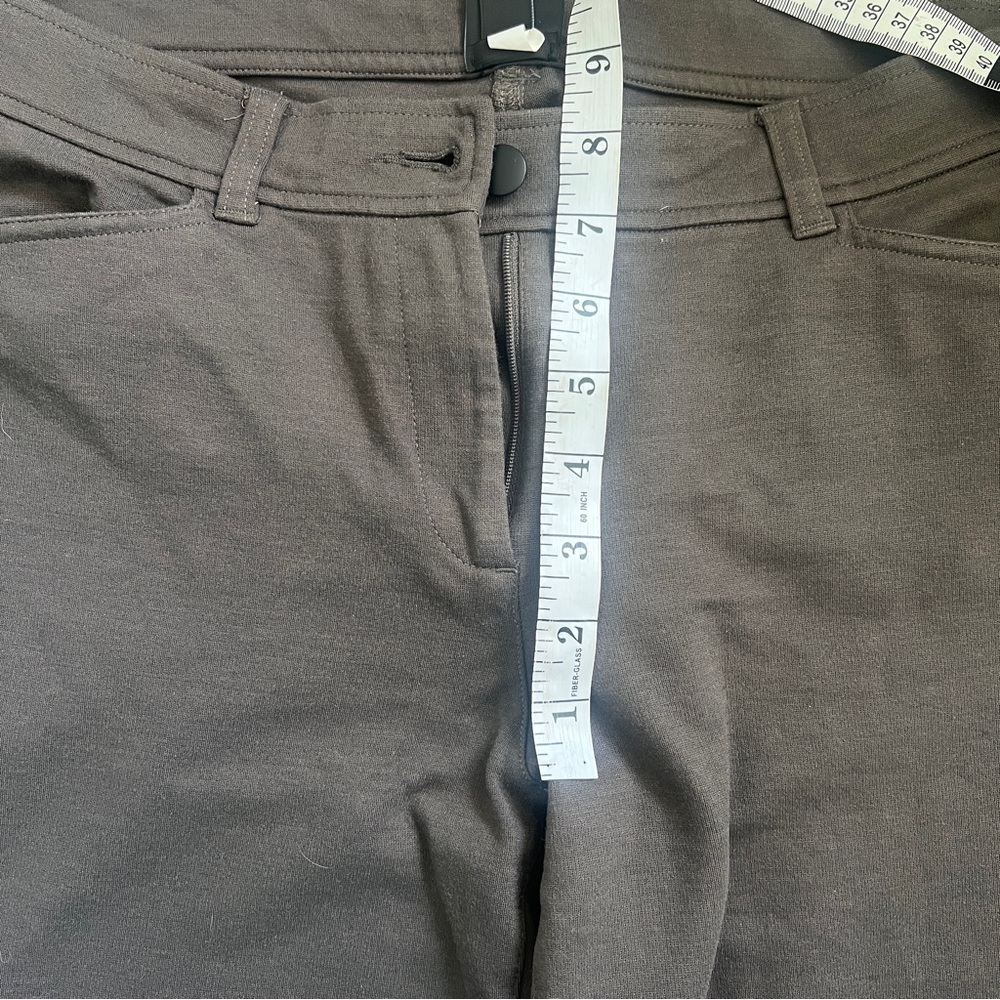 Eileen Fisher Flex Ponte Wide Trouser Pants, Women’s S, Brown - Picture 4 of 8